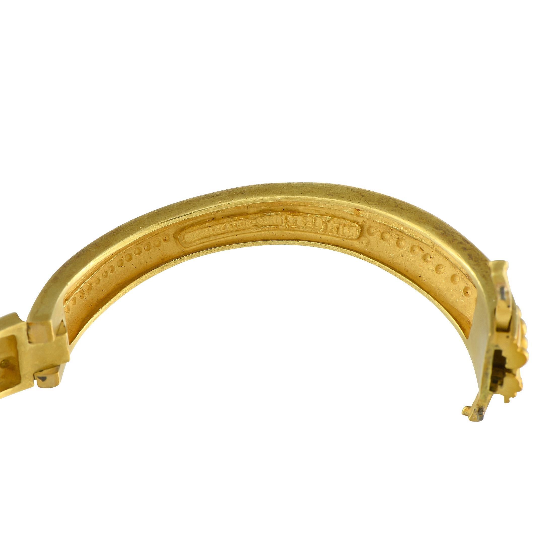 Kieselstein-Cord 18K Yellow Gold Bangle Bracelet For Sale 1