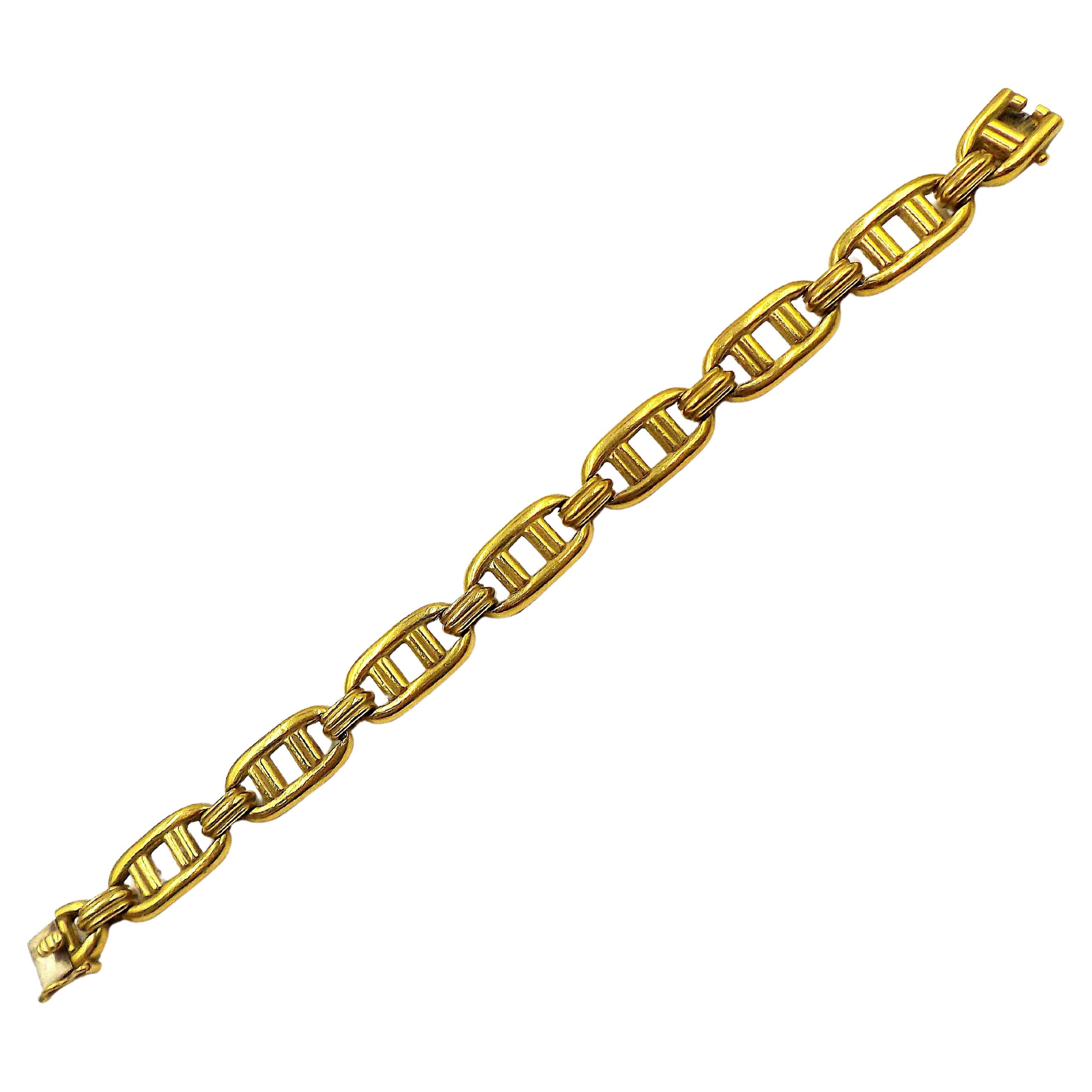 Kieselstein-Cord Bracelet  maillons en or jaune 18 carats en vente