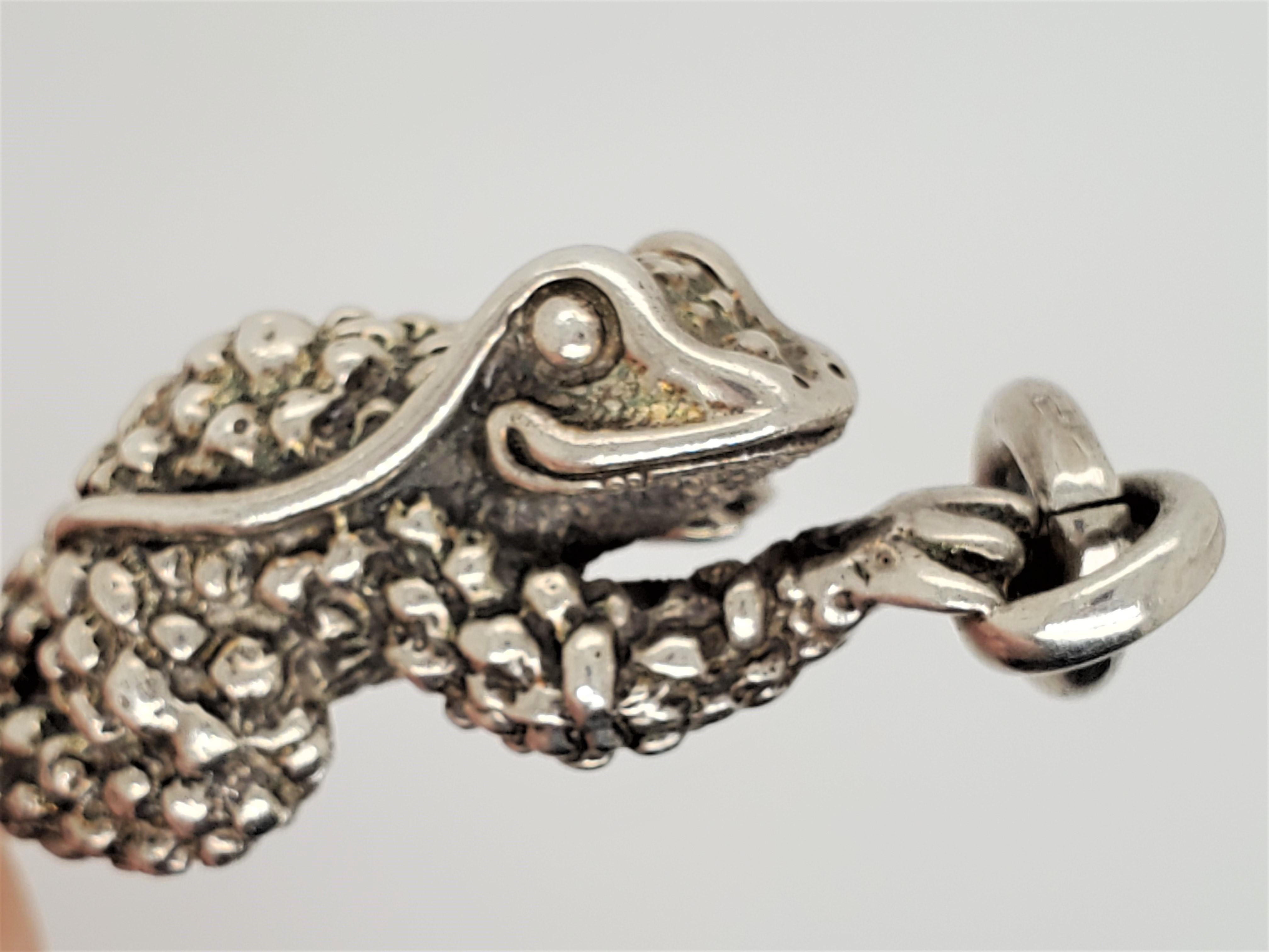 Kieselstein-Cord Adorable Sterling Silber Vintage Frosch Anhänger 3