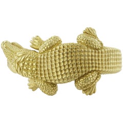 Kieselstein-Cord Alligator Bangle