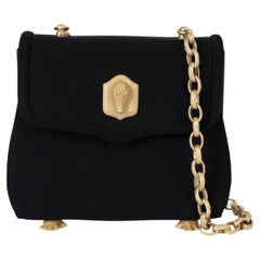 KIESELSTEIN-CORD black TOPHY MINI SATIN Shoulder Bag