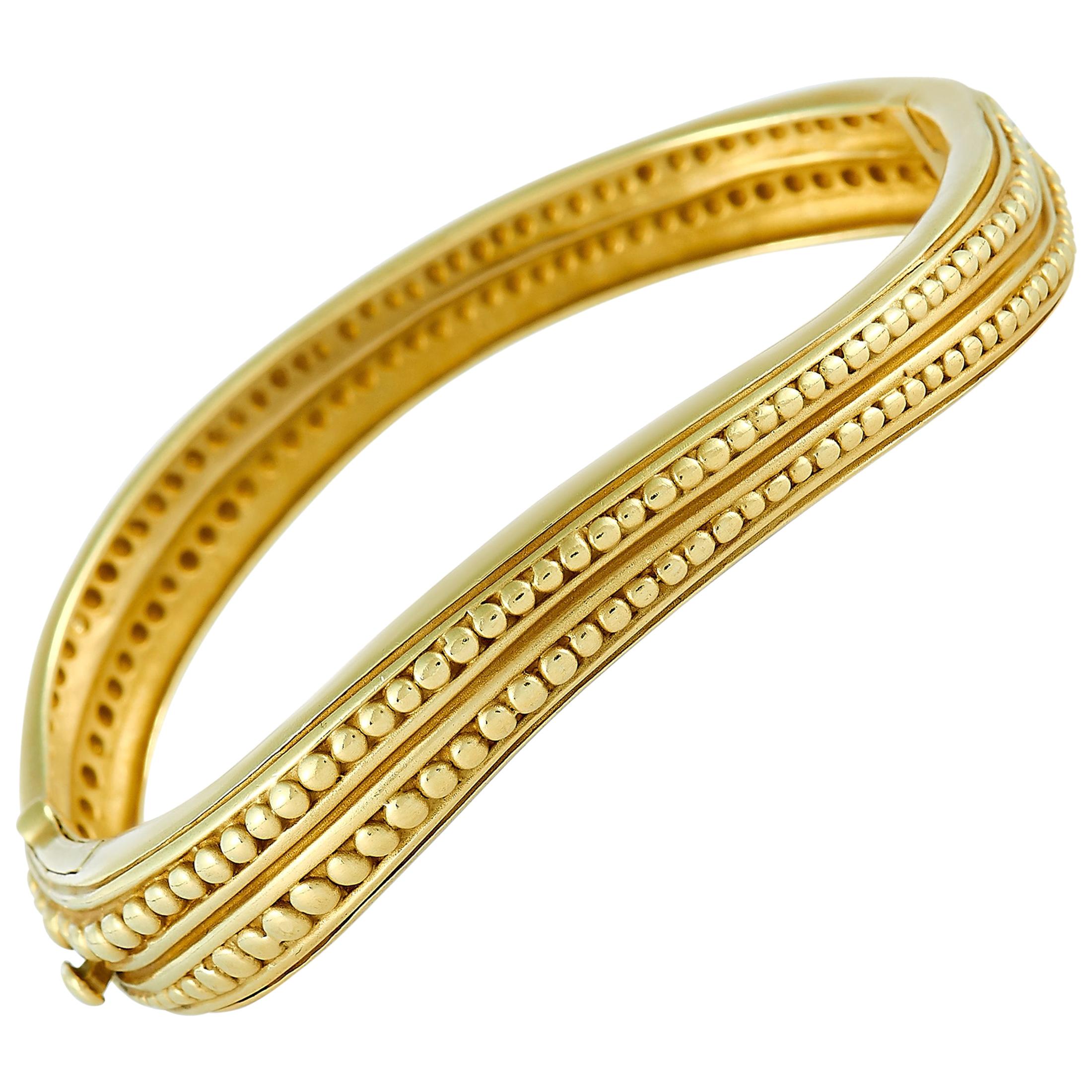 Kieselstein-Cord Caviar 18 Karat Yellow Gold Bracelet