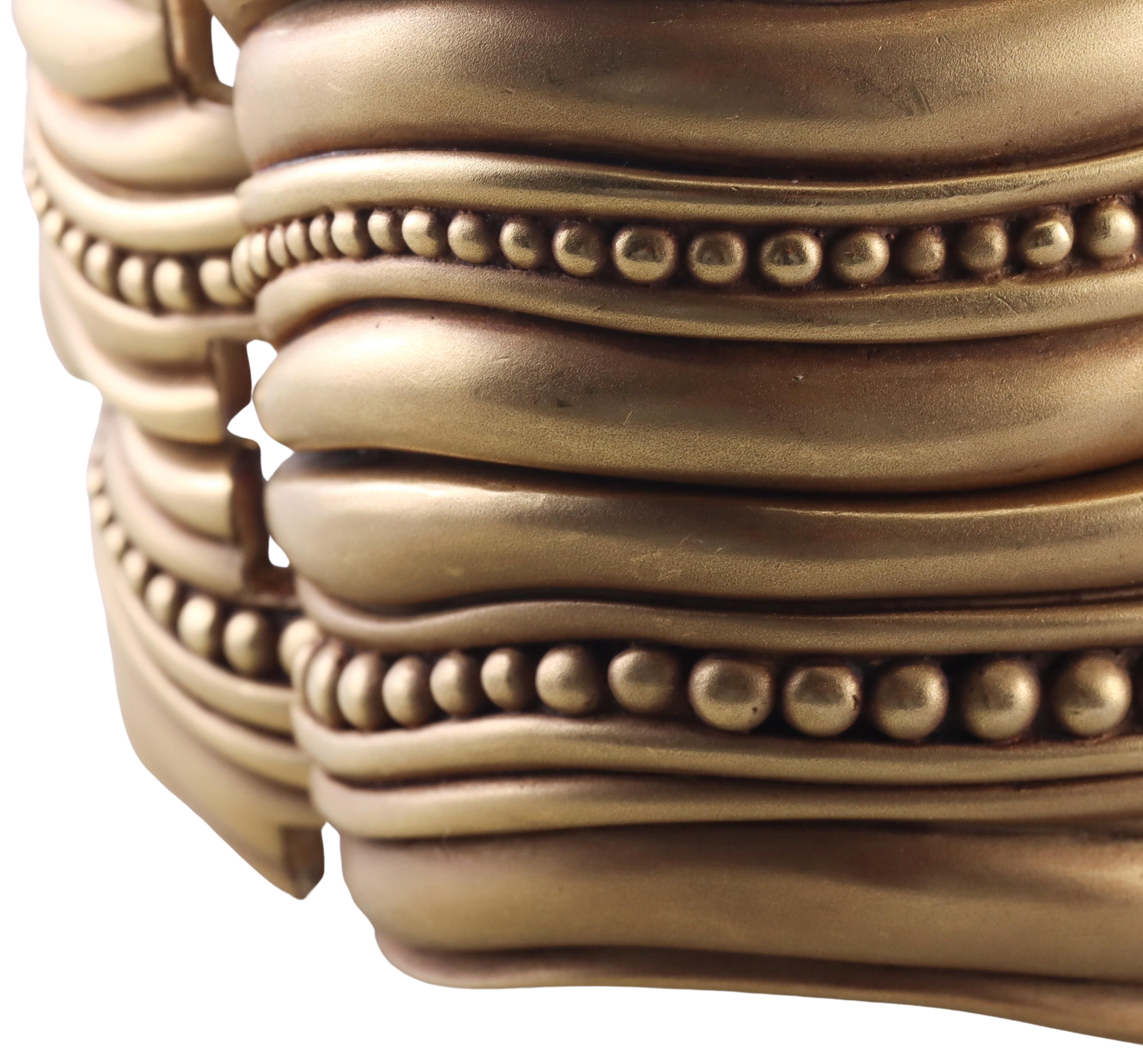 Kieselstein Cord Caviar Gold Iconic Cuff Bracelet For Sale 4