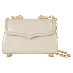 Bolso de hombro TOPHY MINI de KIESELSTEIN-CORD en piel color crema