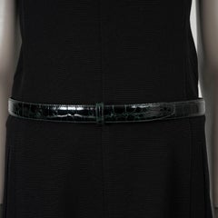 KIESELSTEIN-CORD dark green CROCODILE 1" Belt Strap 3