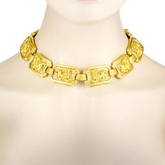 Kieselstein-Cord Diamond Yellow Gold Lion Collar Necklace