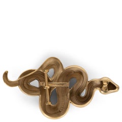KIESELSTEIN-CORD gold Art Bronze 1993 SERPENT LARGE Belt Buckle