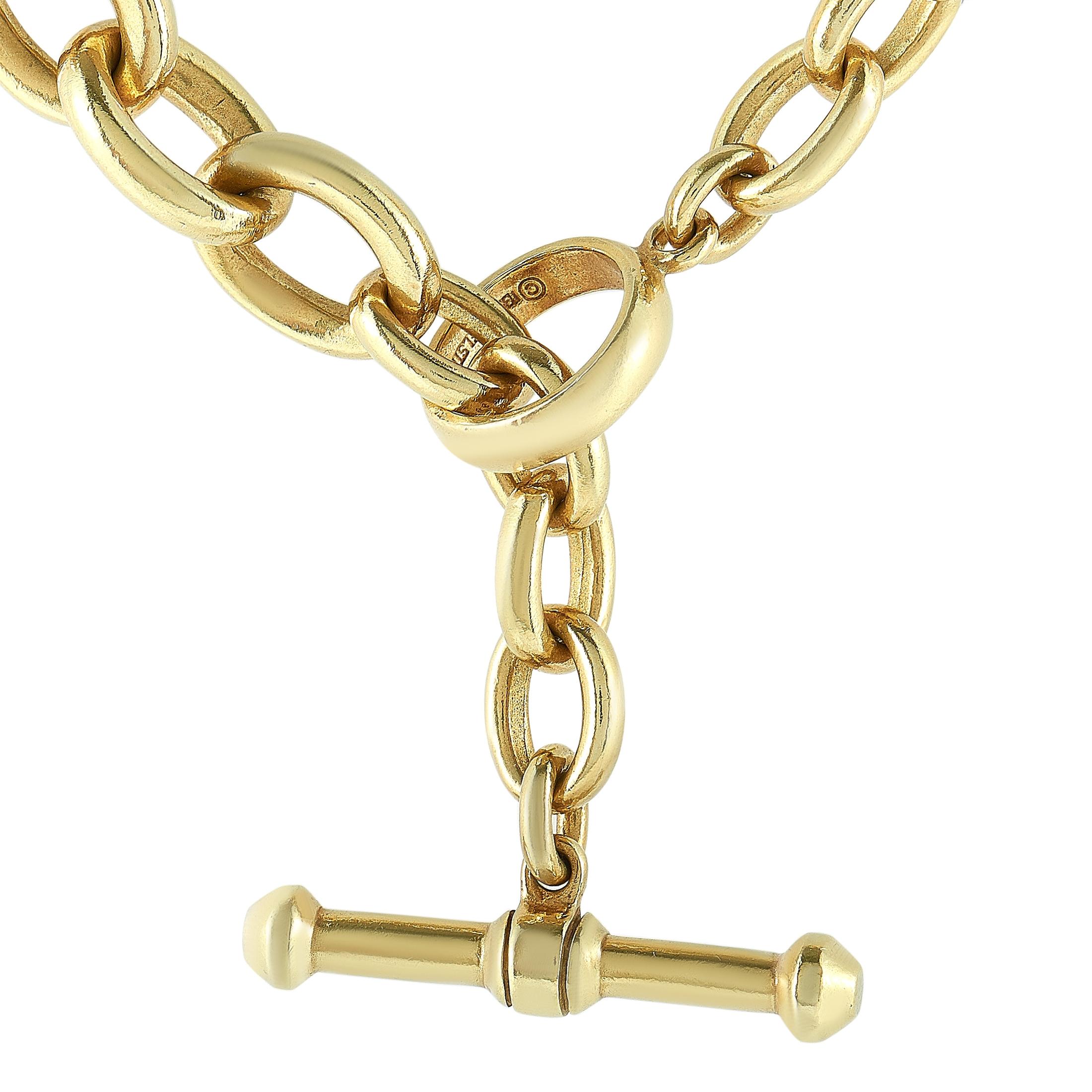 Women's Kieselstein-Cord Hampton 18 Karat Yellow Gold Necklace