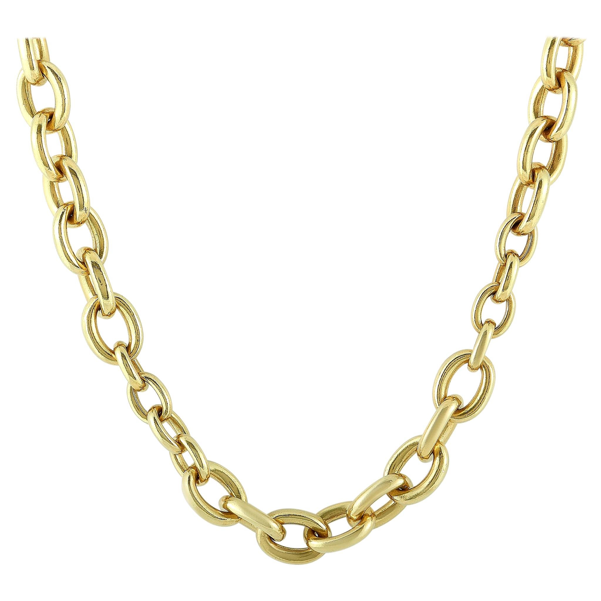 Kieselstein-Cord Hampton 18 Karat Yellow Gold Necklace