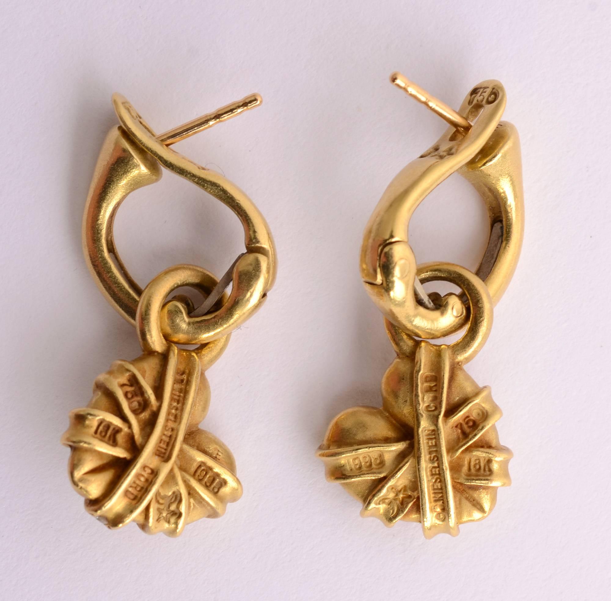 kieselstein cord earrings