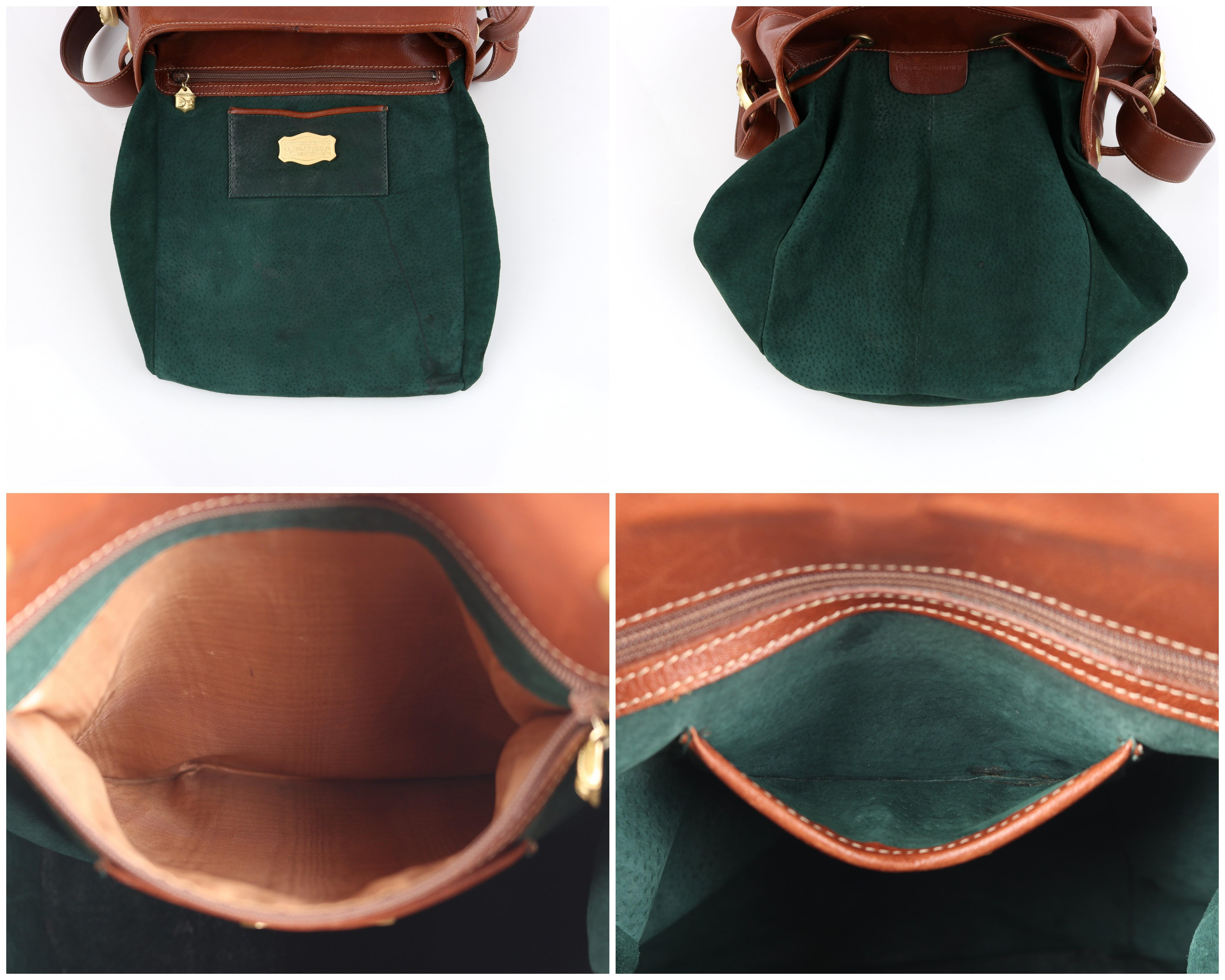 KIESELSTEIN-CORD Leather Drawstring Equestrian Medallion Bucket Shoulder Bag 1