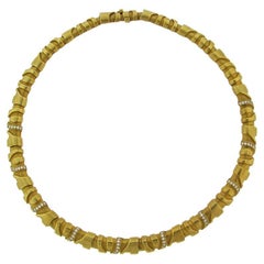 Kieselstein-Cord Collier ras du cou en or 18 carats et diamants