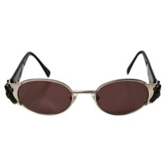 Kieselstein-Cord Oval Tinted Alligator Motif Vintage Sunglasses