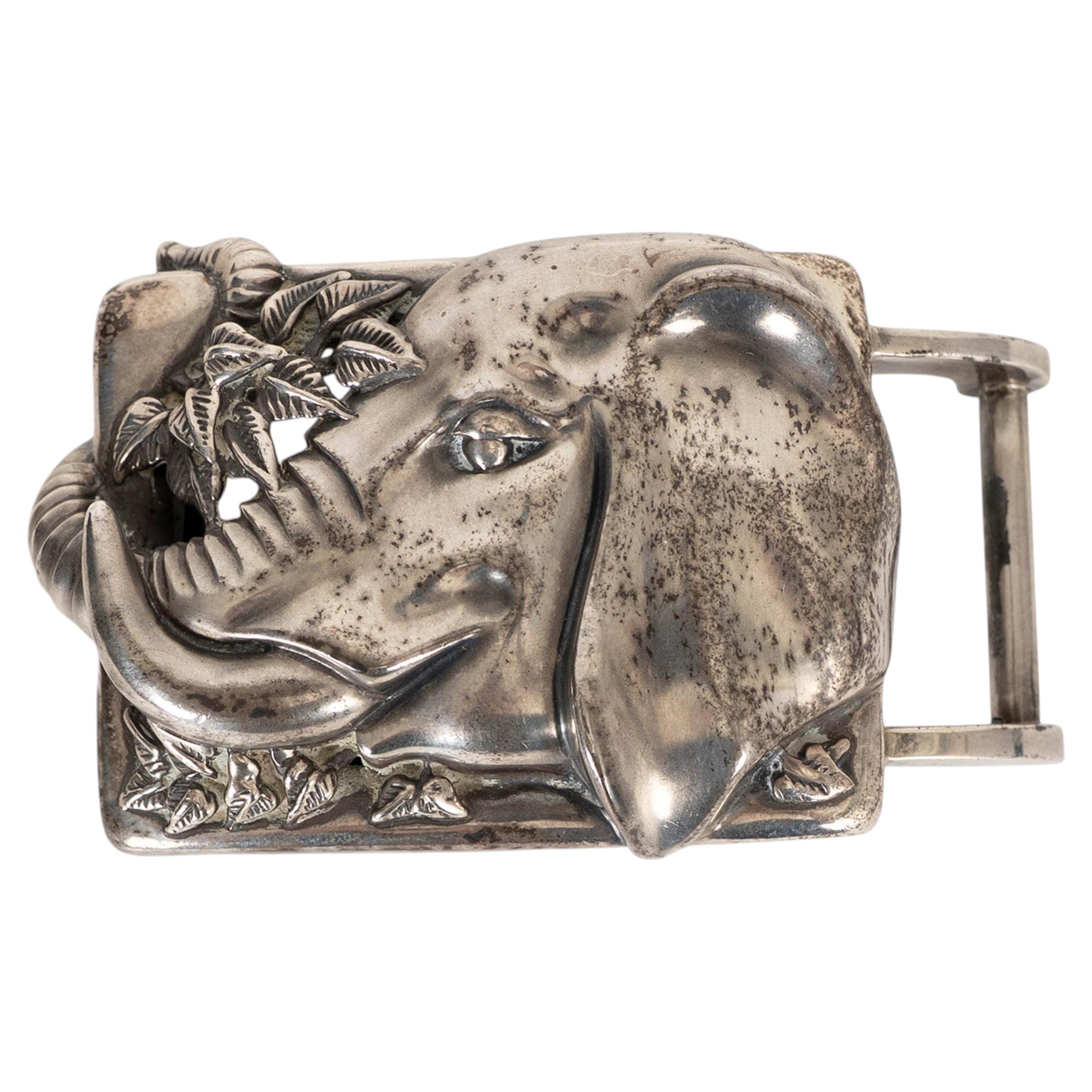 Hebilla de cinturón TOBAR SMALL 1997 de plata de ley KIESELSTEIN-CORD