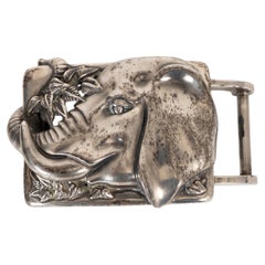 KIESELSTEIN-CORD sterling silver 1997 TOBAR SMALL Belt Buckle
