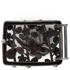 KIESELSTEIN-CORD sterling silver GARDEN TODE Belt Buckle