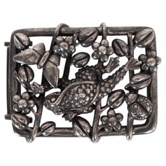 KIESELSTEIN-CORD sterling silver GARDEN TODE Belt Buckle