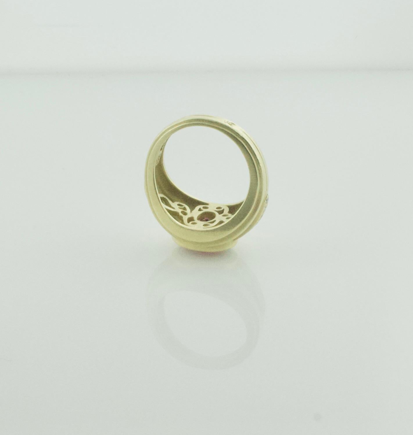 Kieselstein-Cord Tourmaline and Diamond Ring in 18k Yellow Gold 4