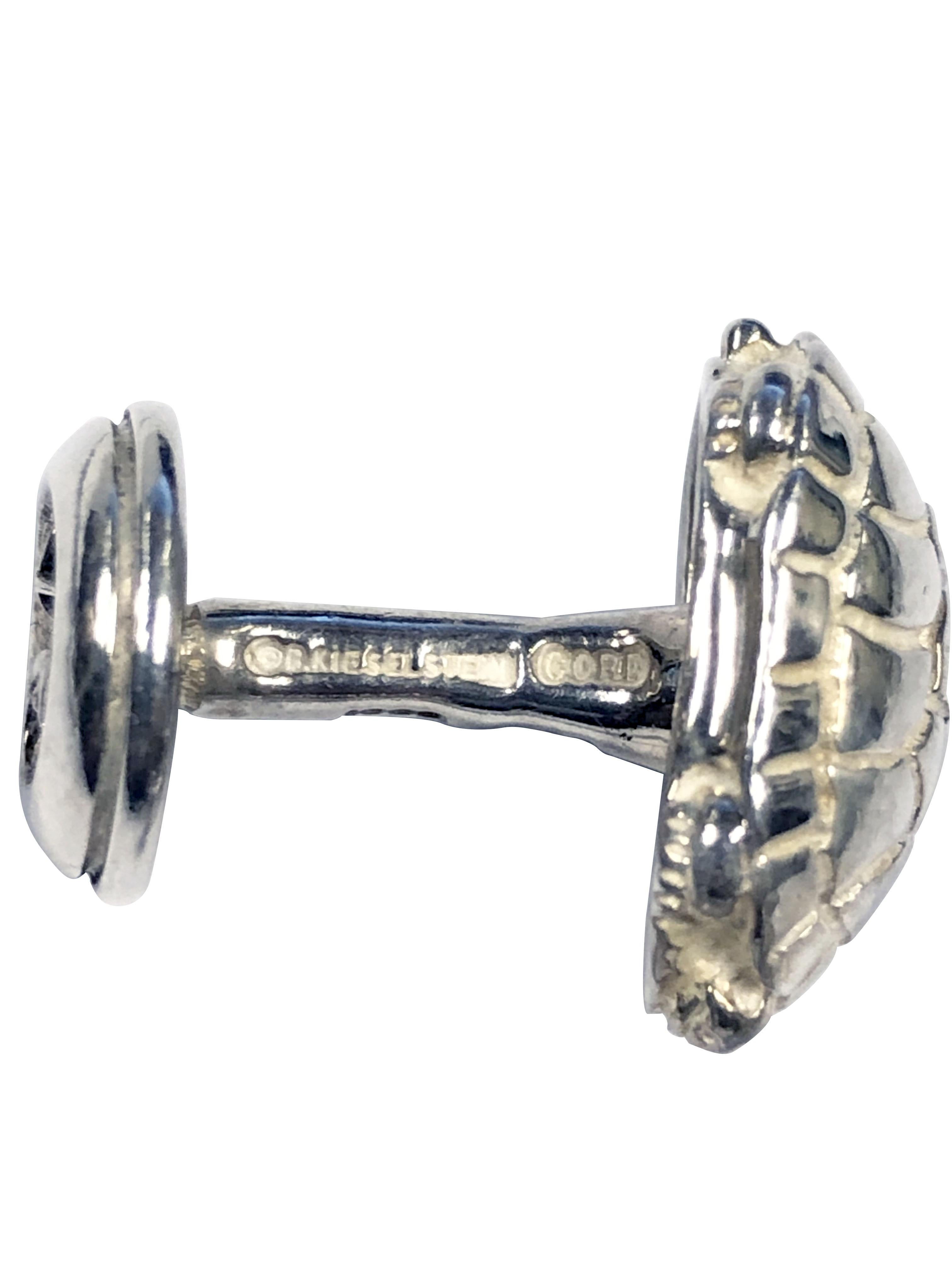 da uomo o donna Gemelli KIESELSTEIN-CORD con guscio di tartaruga in argento in vendita