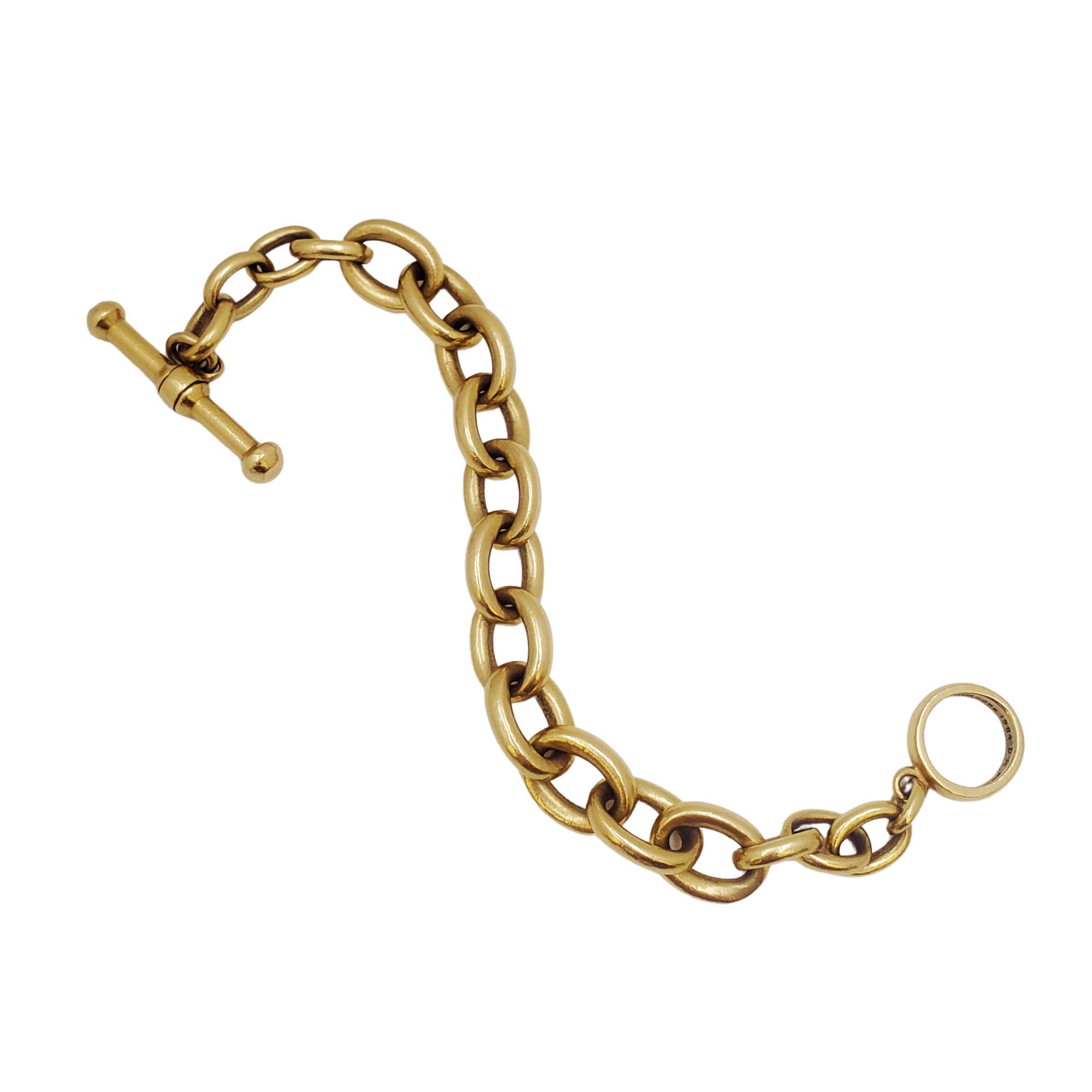 Kieselstein-Cord Gelbgold Toggle-Armband im Zustand „Hervorragend“ in New York, NY