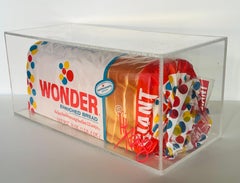 "Wonder Bread" Pop Art Sculpture 6.5" x 14" x 6.5" inch Edition 1/1 by Kii Arens