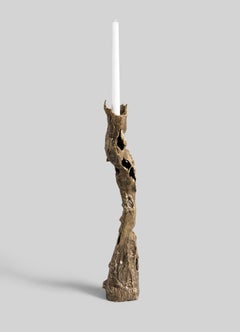 Kikar Candle Holder Large in Brass, Viya by Vikram Goyal