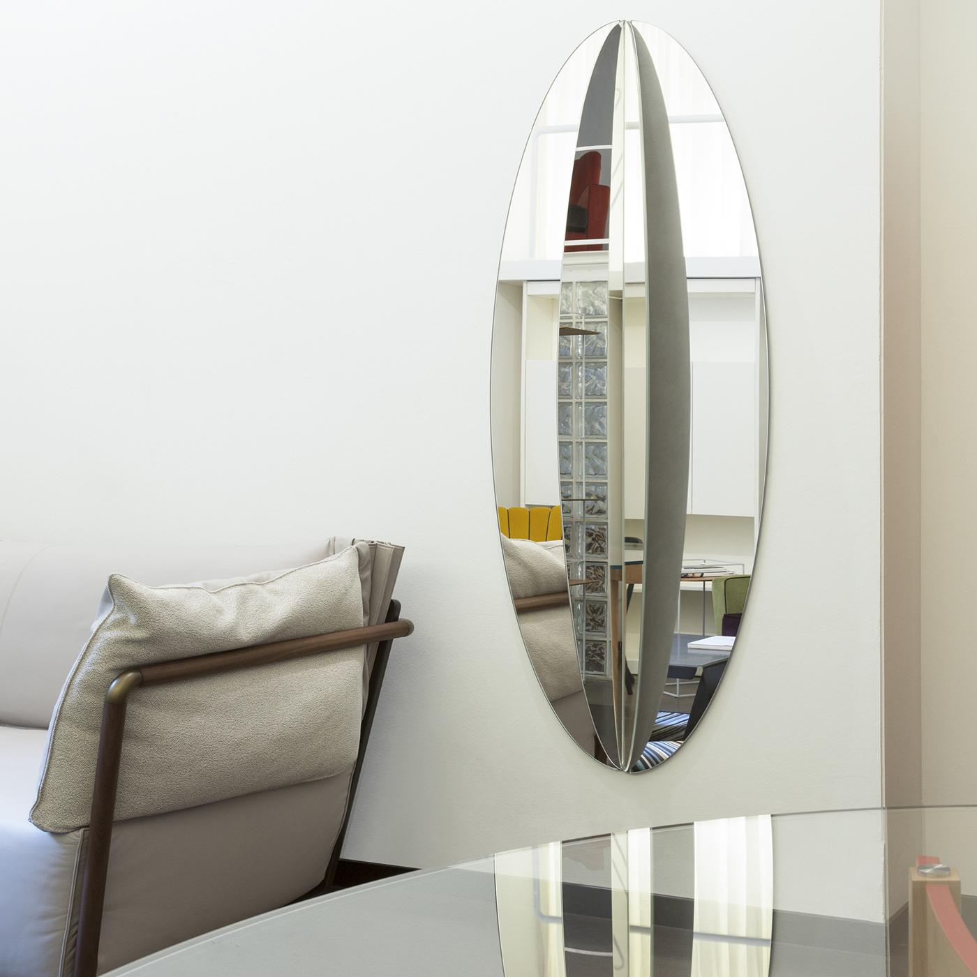 Kiki 180 Mirror by Marco Brunori by Adele C In New Condition In Milan, IT