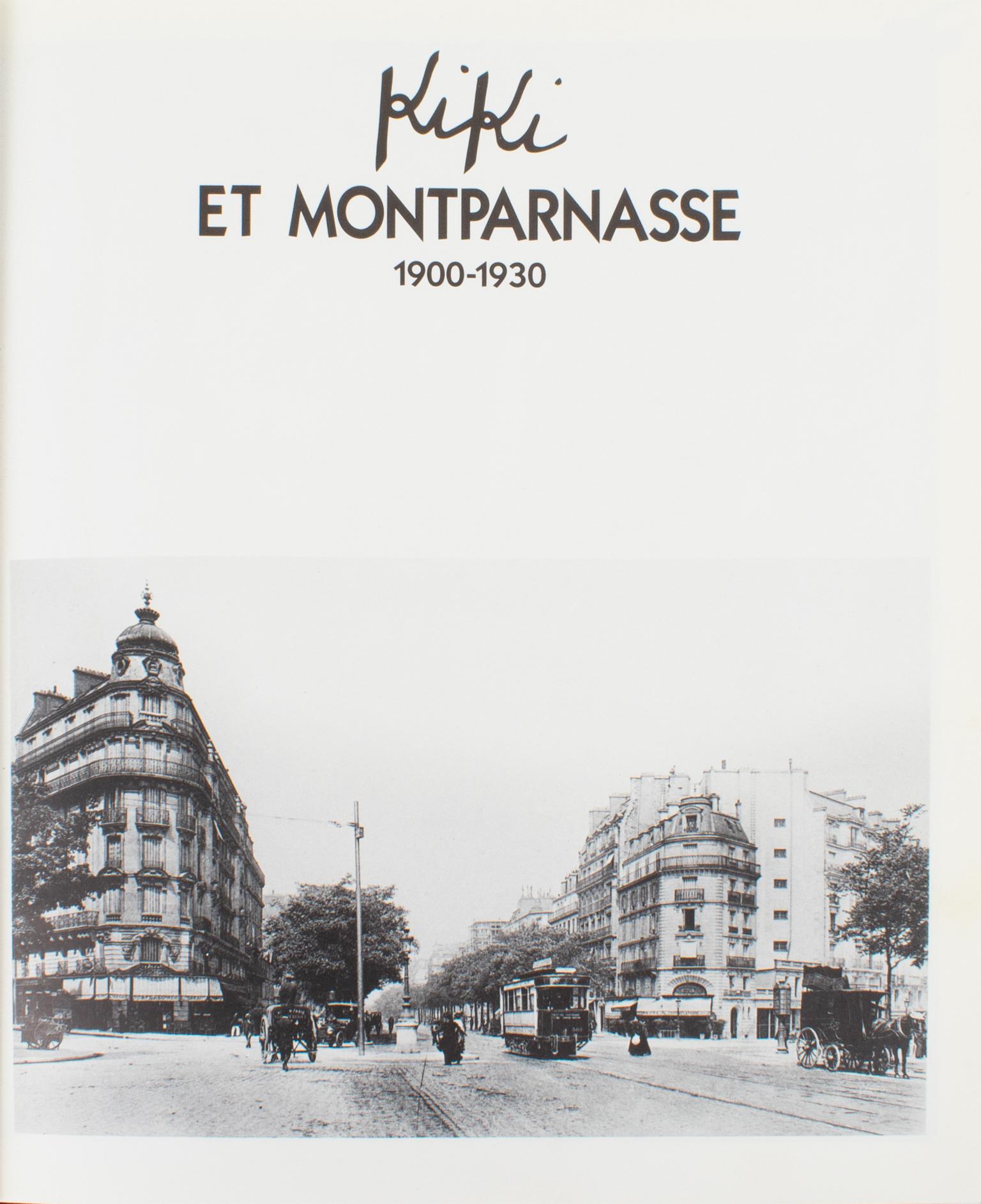 Kiki and Montparnasse 1900-1930, French Book by Billy Kluver, 1989