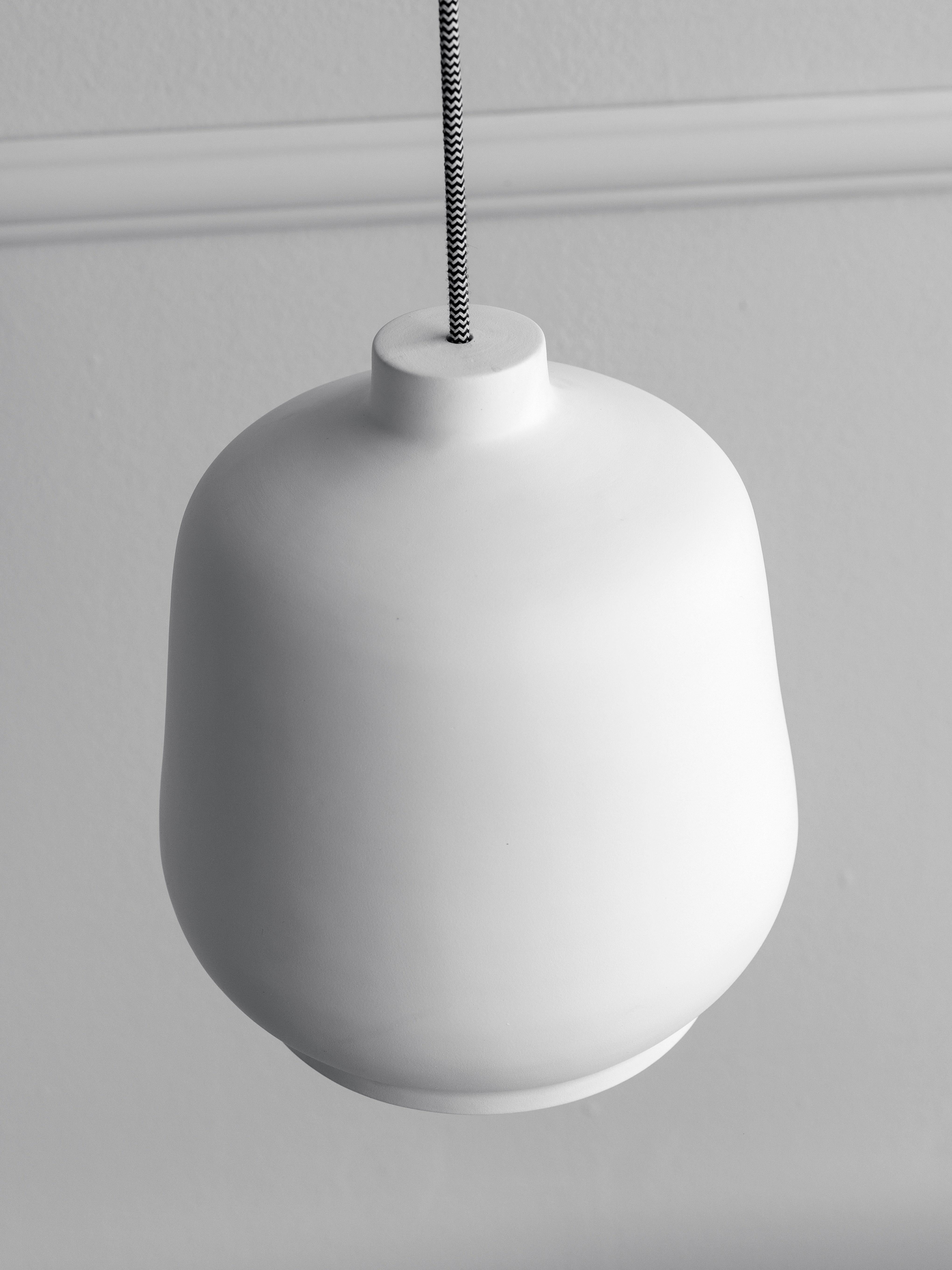Ceramic Kiki Ceiling Lamp in Creamic Structure, by Paolo Cappello For Sale