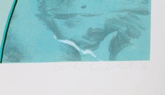Bathing in Green, Signed Pop Art Screenprint by Kiki Kogelnik