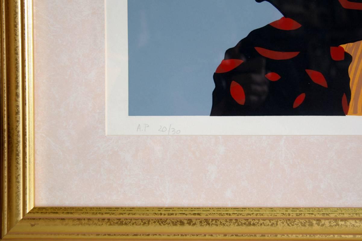 La mujer del médico, serigrafía pop art de Kiki Kogelnik en venta 1