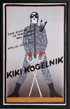 Jack Hallery, Pop-Art-Poster von Kiki Kogelnik