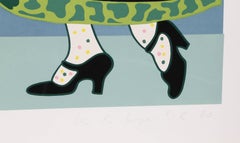 Triangle, Pop Art Screenprint by Kiki Kogelnik