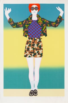 War Baby, Signed and Numbered Pop Art Screenprint by Kiki Kogelnik