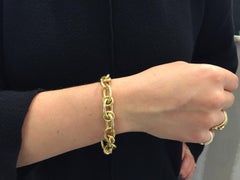 Kiki McDonough 18 Karat Yellow Gold Chain Bracelet