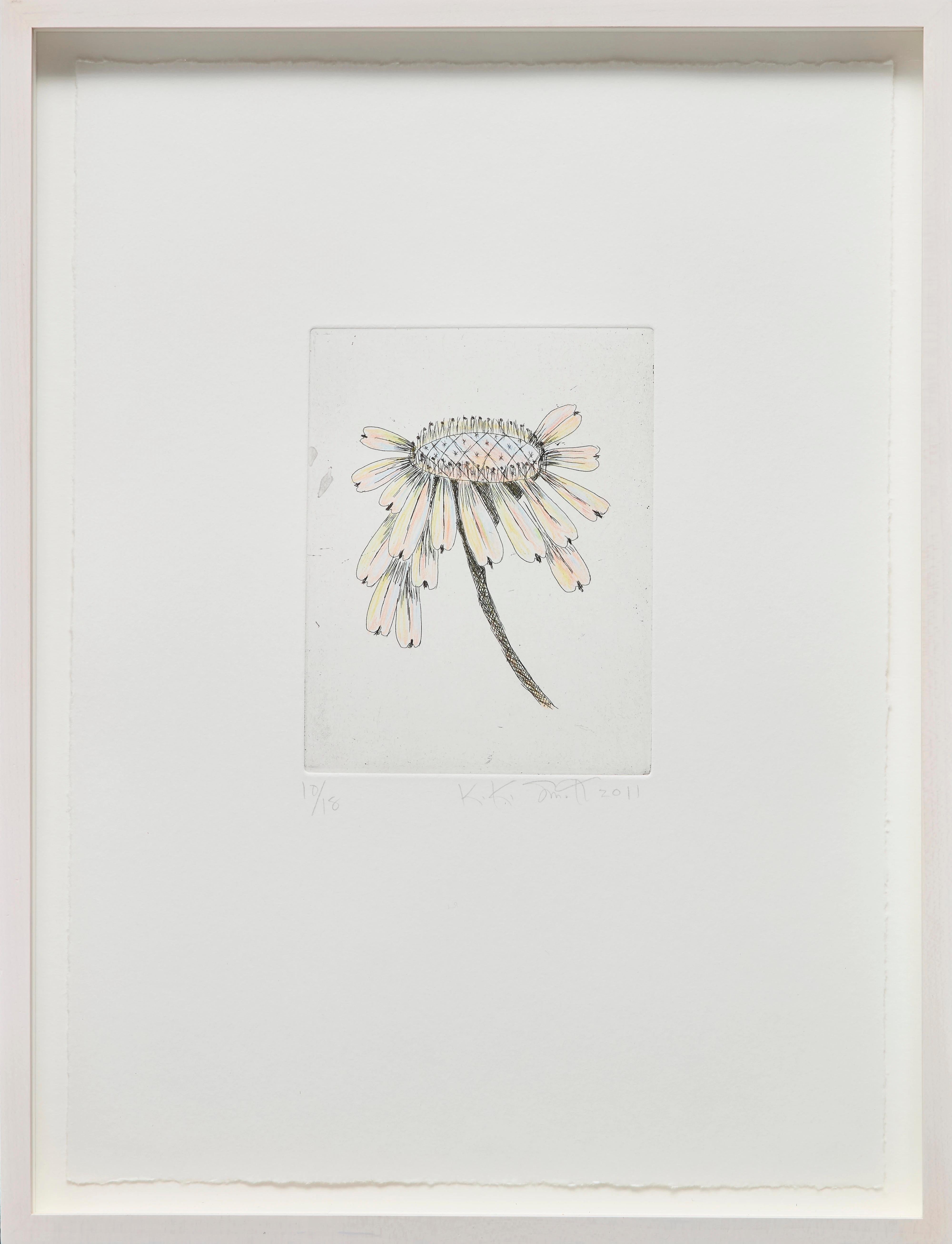 Escapades 8 -- Print, Etching, Aquatint, Flower by Kiki Smith For Sale 1