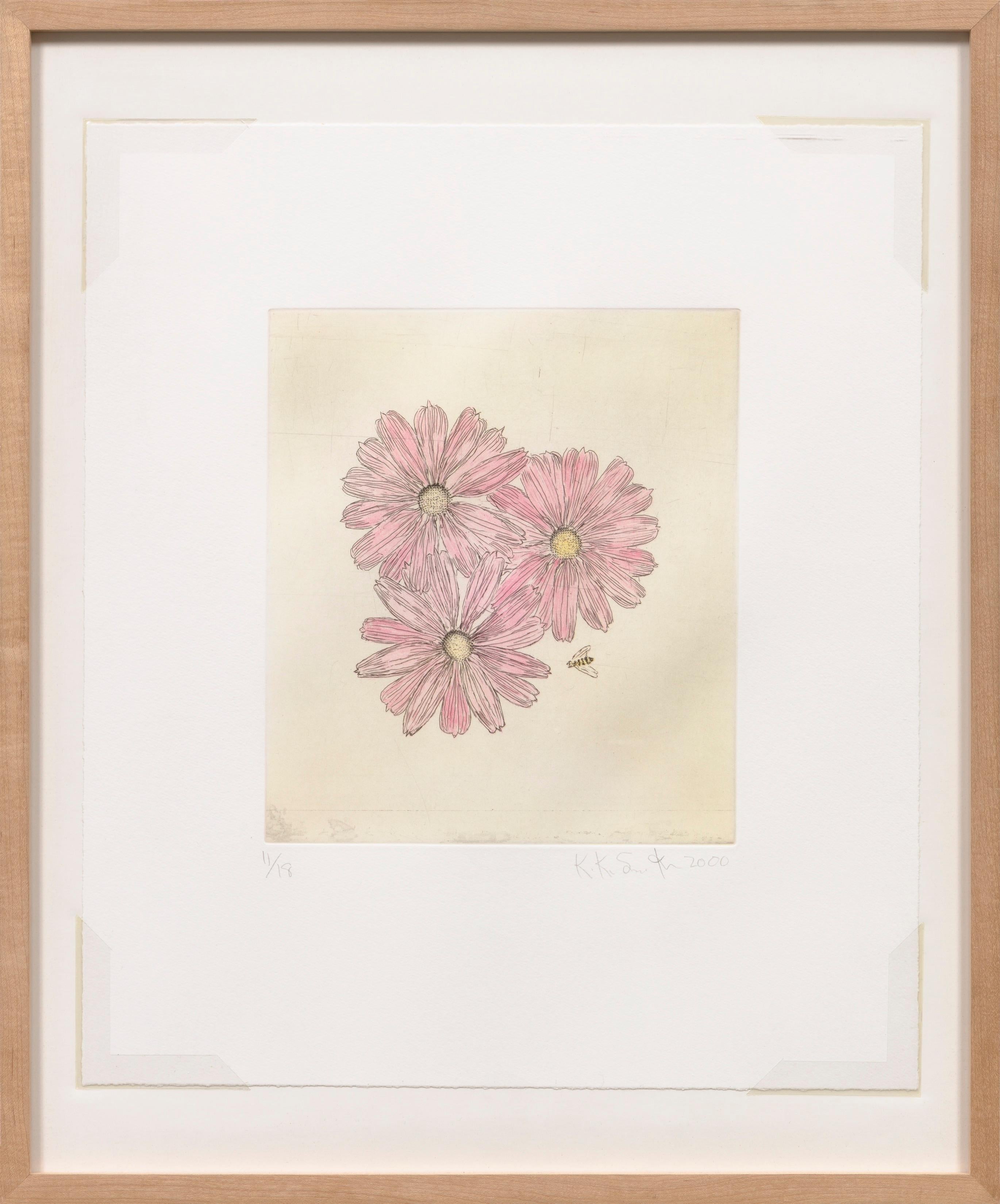 Kiki Smith Still-Life Print - Flower and Bee (F)