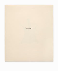 Kiki Smith Collage/Lithographie "squirrel" Flying Creatures Signée Datée