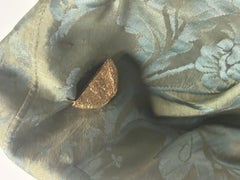 18k Gold, 19. Jahrhundert Seidendamast Skulptur Nur 18 Stück