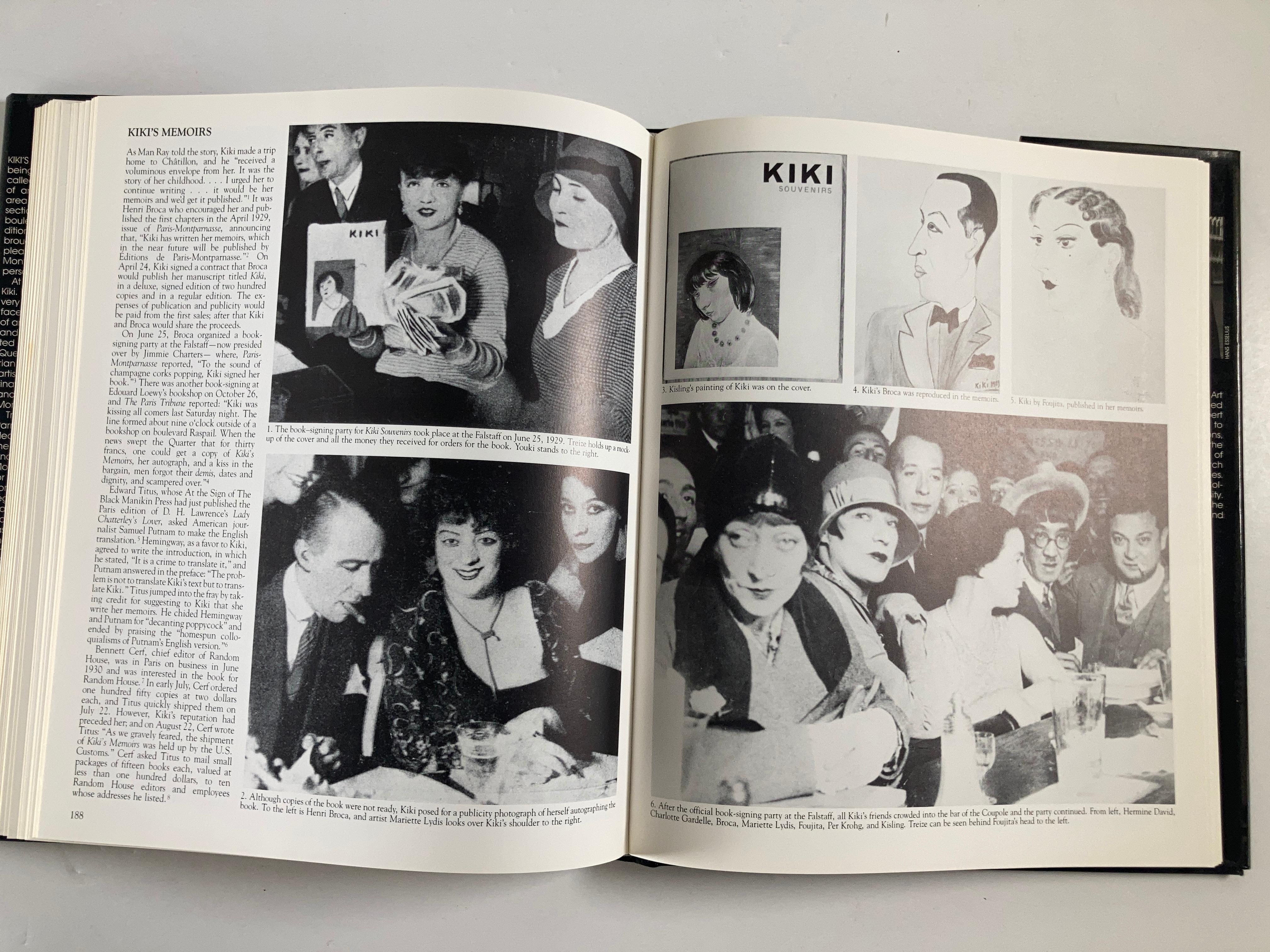 Kiki's Paris Artists and Lovers 1900-1930 Coffee Table Book For Sale 4