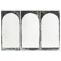 Kiko Lopez, "Arches," Set of Three Églomisé Wall Mirrors, France, 2018