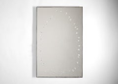 Kiko Lopez, Aurora, Espejo de pared contemporáneo plateado a mano, Francia, 2022