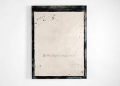 Kiko Lopez, Cocteau, Espejo de pared contemporáneo plateado a mano, Francia, 2022