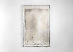 Kiko Lopez, miroir mural contemporain argenté à la main, France, 2022