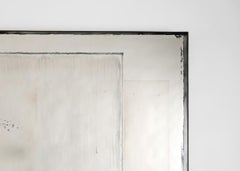 Kiko Lopez, Miroir mural contemporain argenté à la main, France, 2022.