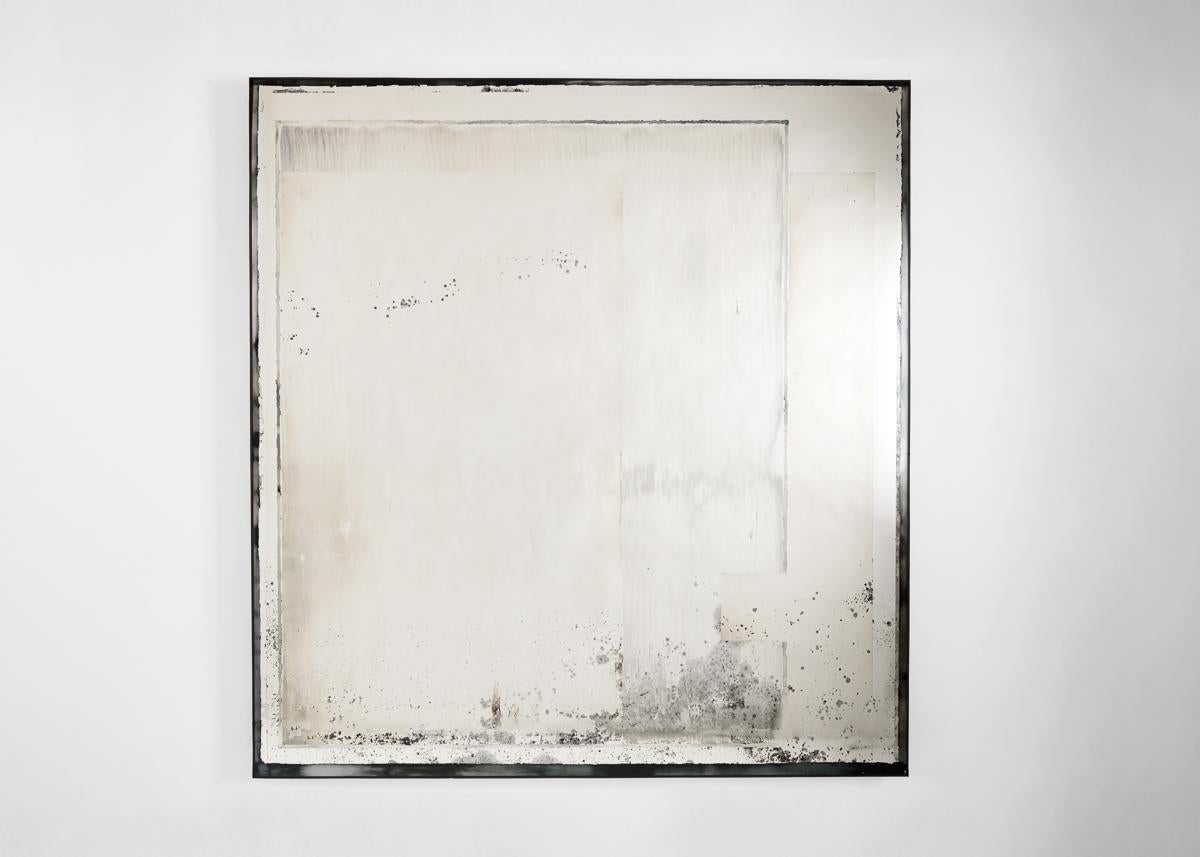 Kiko Lopez, Contemporary Hand-silvered Wall Mirror, France, 2022 In Excellent Condition For Sale In New York, NY