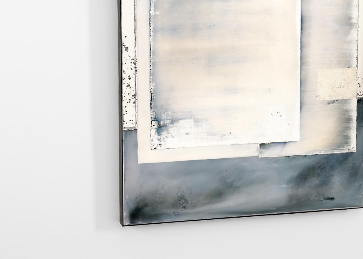 Argenté Kiko Lopez, Elysium #5, miroir mural argenté à la main, France, 2024. en vente