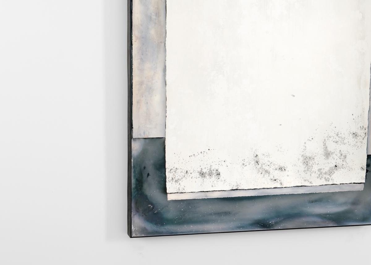Argenté Kiko Lopez, Elysium #6, miroir mural argenté à la main, France, 2024. en vente