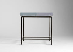 Kiko Lopez, Glaçon, Rectangular Side Table, Crystal & Steel, France, 2022