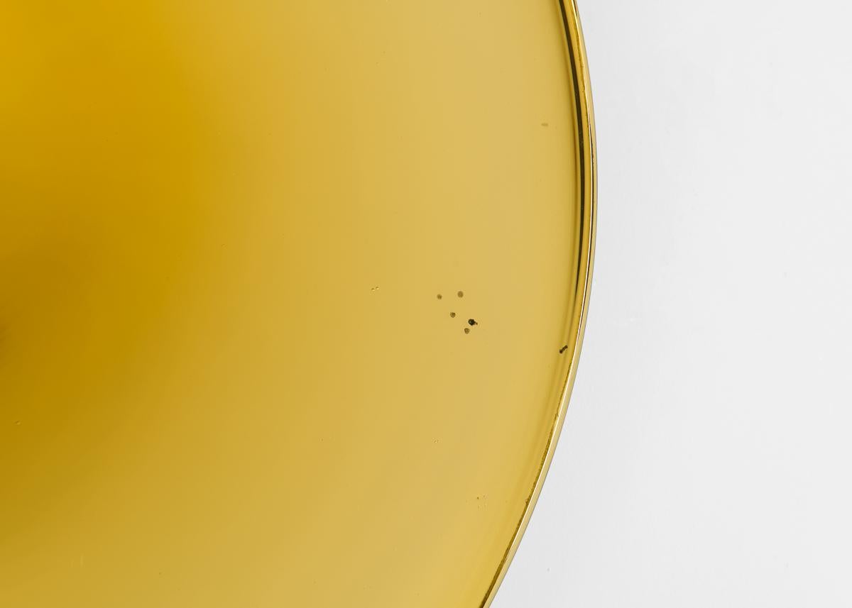 Bronzato Kiko Lopez, Golden Eye #3, scultura da parete concava contemporanea, Francia, 2024 in vendita